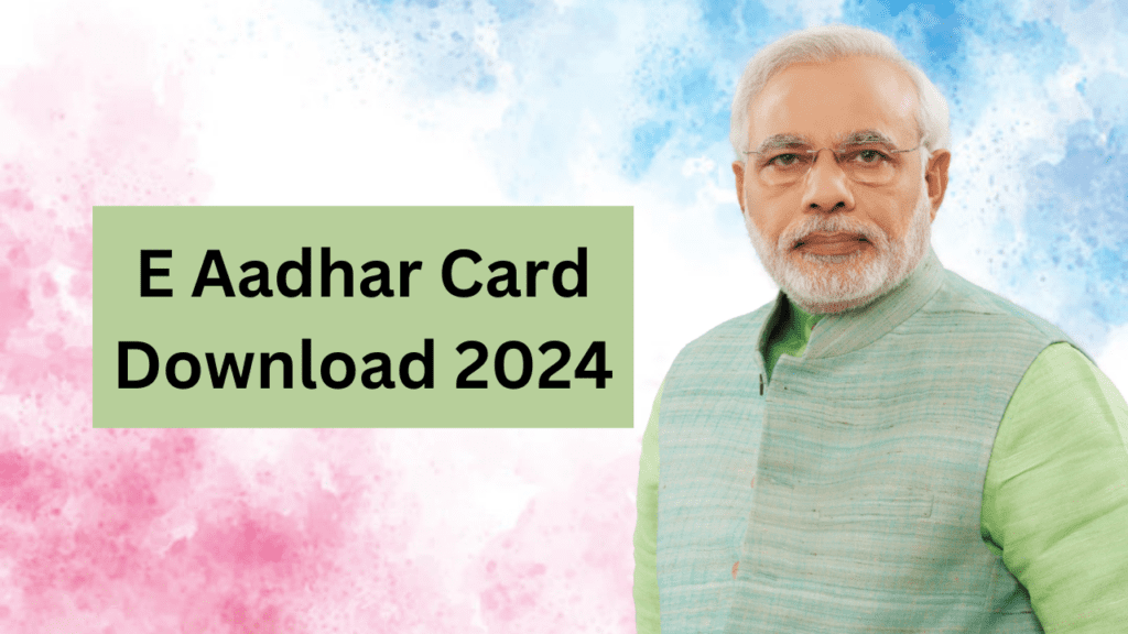 E-Aadhar Card Download PDF